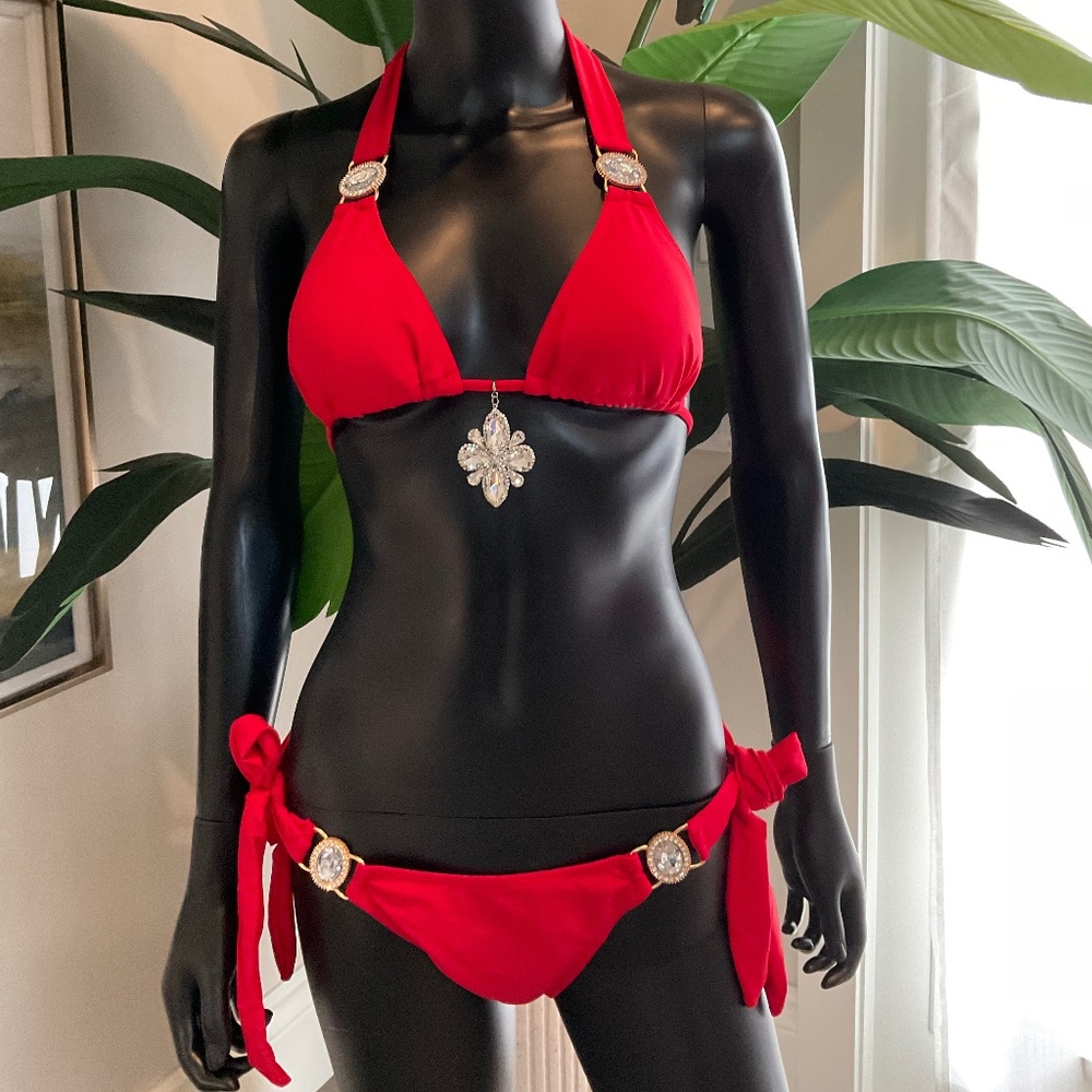 Red Bikini with Charming Bikinis Charms!